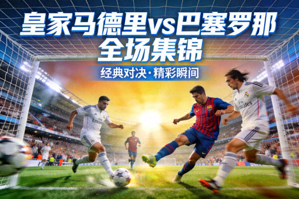 皇家马德里对阵巴塞罗那全场集锦视频封面画面